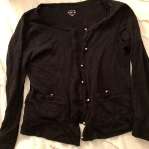 J. Crew Black cardigan